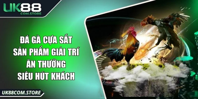 Đá Gà Cựa Sắt - Sản Phẩm Giải Trí Ăn Thưởng Siêu Hút Khách